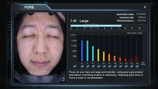 Клинические изображения Аппарат для 3D-визуализации и диагностики кожи Bomtech A-ONE Smart